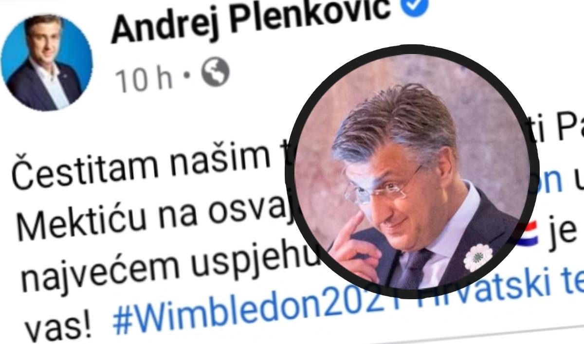 Plenković čestitao Paviću i Mektiću, Hrvati ga napali u komentarima: "Ti se ne guraj"
