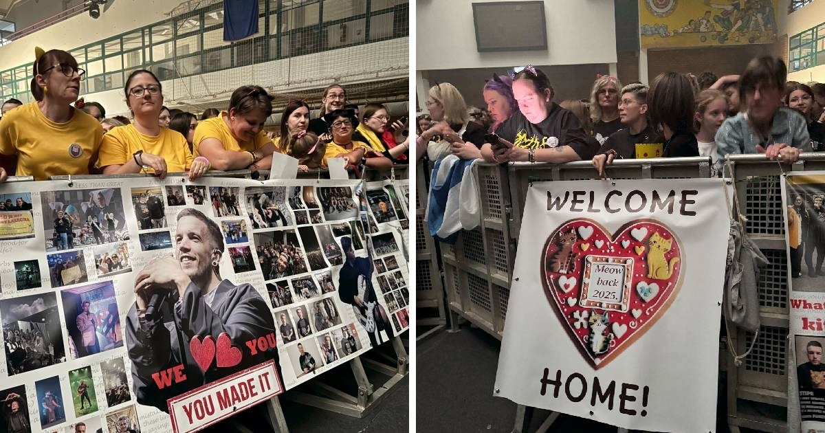 FOTO Publika u Boćarskom domu dočekala Baby Lasagnu sa zanimljivim transparentima