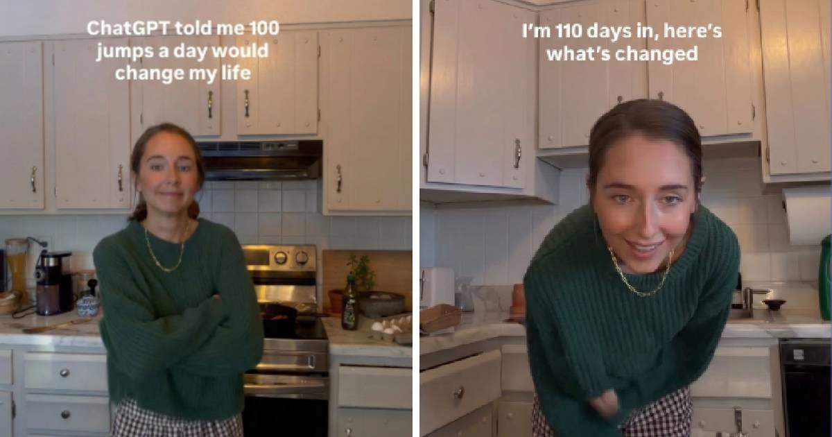 Slijedila savjet ChatGPT-ja i radila 100 skokova dnevno: "Promijenilo mi je život"