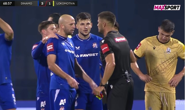 VIDEO Mišić je isključen. Ovako je Dinamo ostao bez kapetana za derbi kod Hajduka