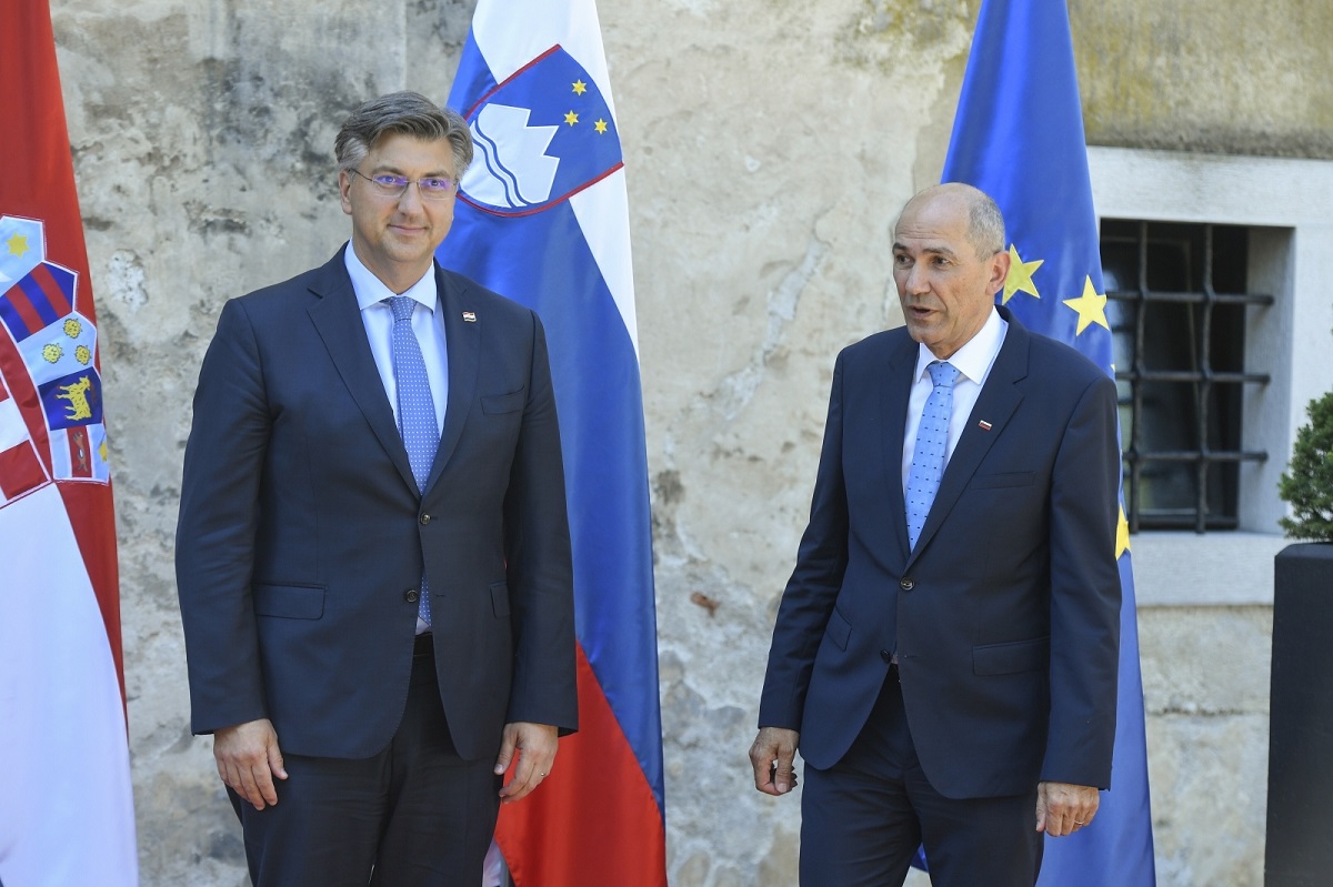 Hrvatska je još korak bliže uvođenju eura. Janša i Plenković razgovarali o mjerama