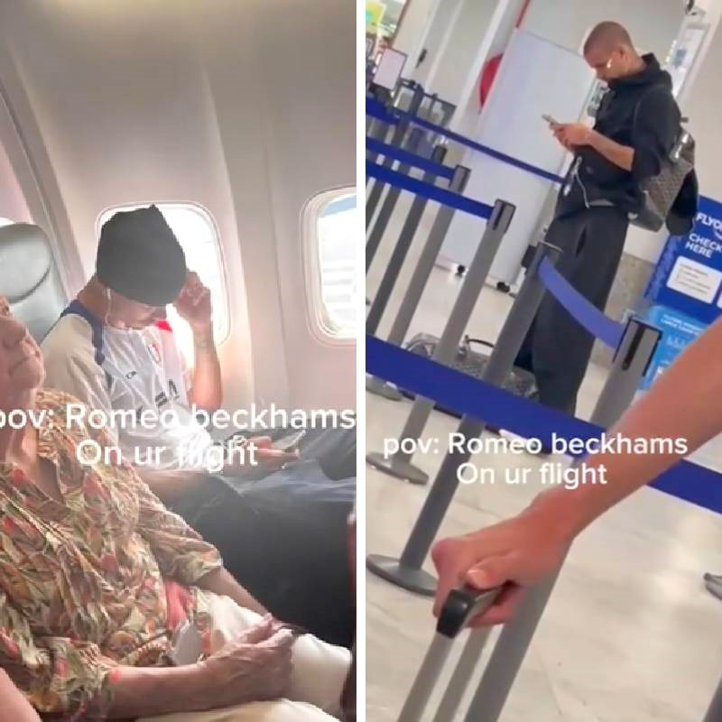 "Normalan i skroman": Mlađi sin Davida Beckhama snimljen u niskobudžetnom avionu