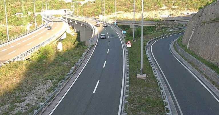 Prometna na autocesti kod Bakra