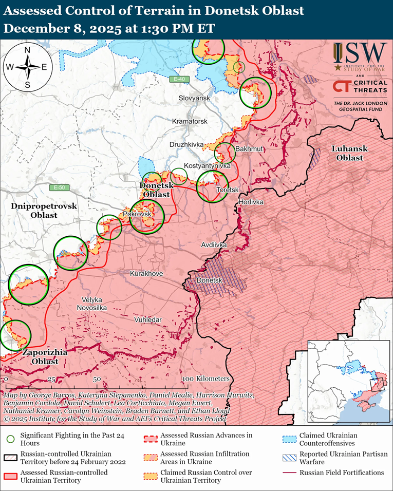 Objavljene nove karte. Rusi: Napredujemo na svim bojištima, Ukrajinci su okruženi