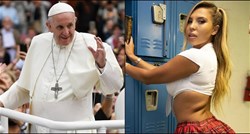 Instagram pape Franje uhvaćen kako lajka fotku manekenke odjevenu u školarku