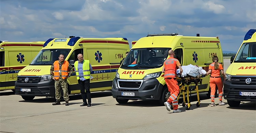 Ukrajinski ranjenici avionom stigli na liječenje u Hrvatsku