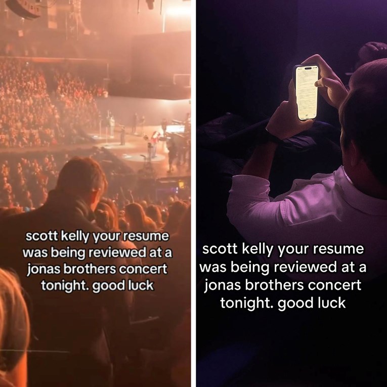 Tip na koncertu Jonas Brothersa pregledavao nečiji životopis, ljudi umiru od smijeha