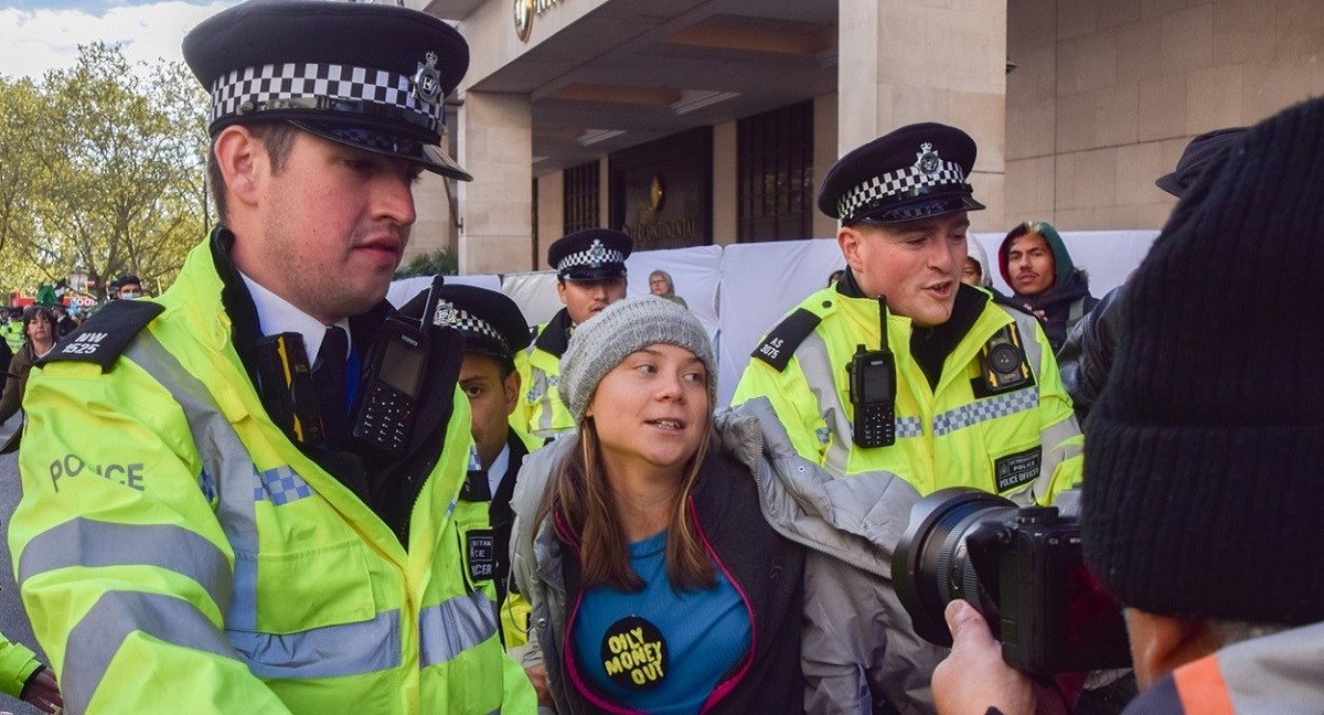 Privedena Greta Thunberg