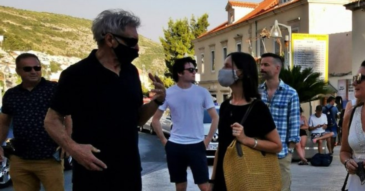 FOTO Harrison Ford s 22 godine mlađom suprugom i njihovim sinom stigao u Dubrovnik