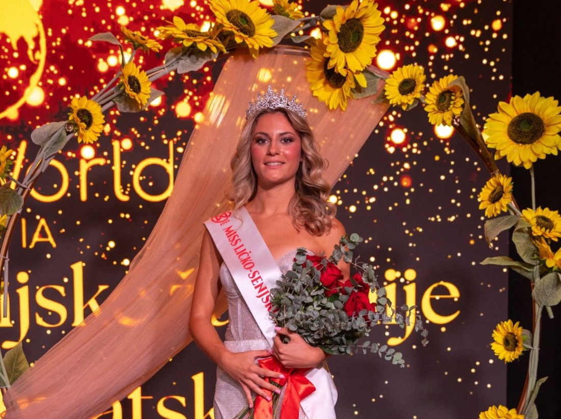 Ovo je Zara, nova Miss Ličko-senjske županije. Bavi se modelingom i ima svoj salon