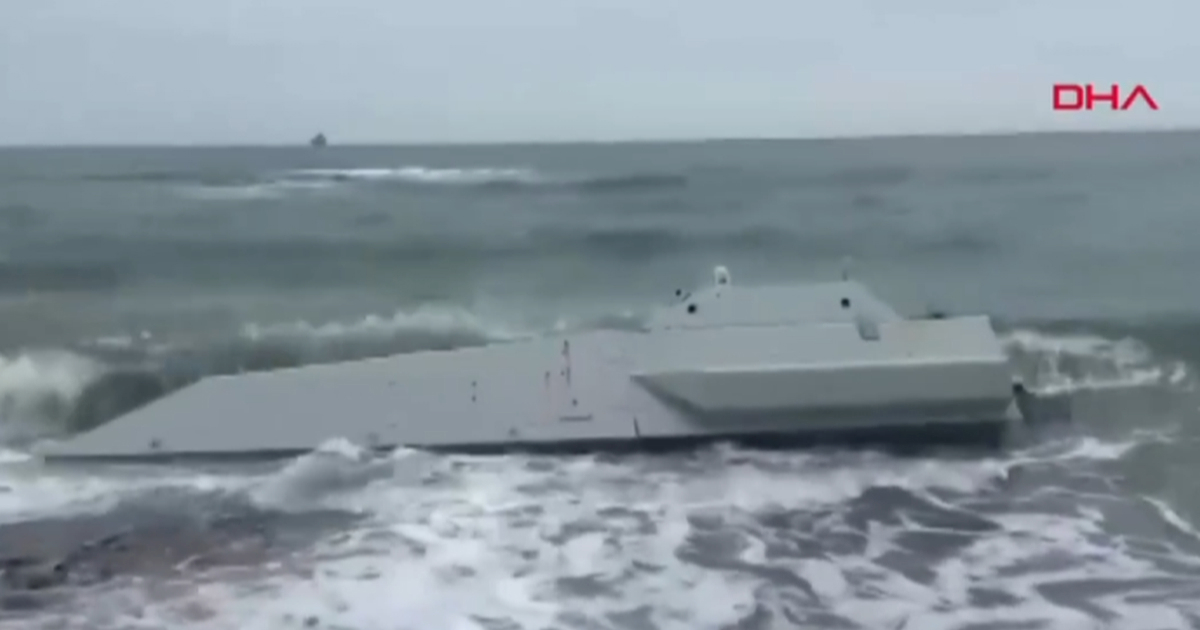 VIDEO Na obalu Turske nasukao se naoružan američki pomorski dron