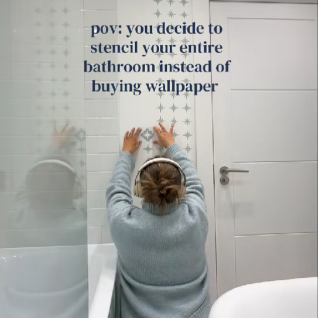 Sama je oslikala zid u kupaonici: "Uštedjela sam novac, ali izgubila zdrav razum"