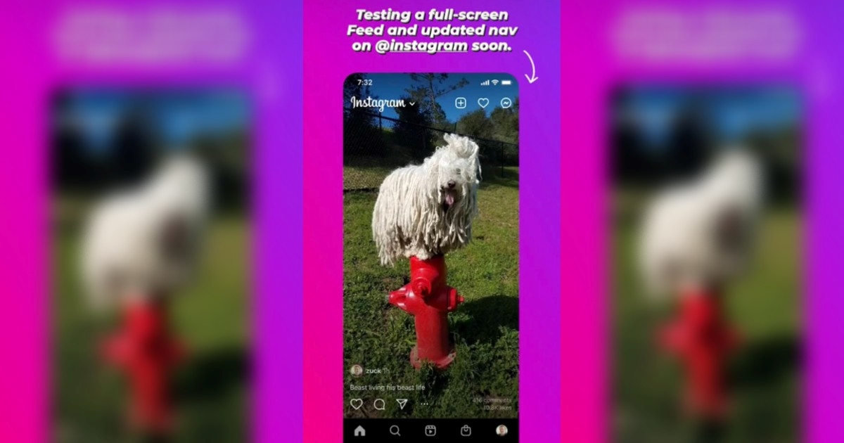 Instagram testira full-screen feed poput onog na TikToku