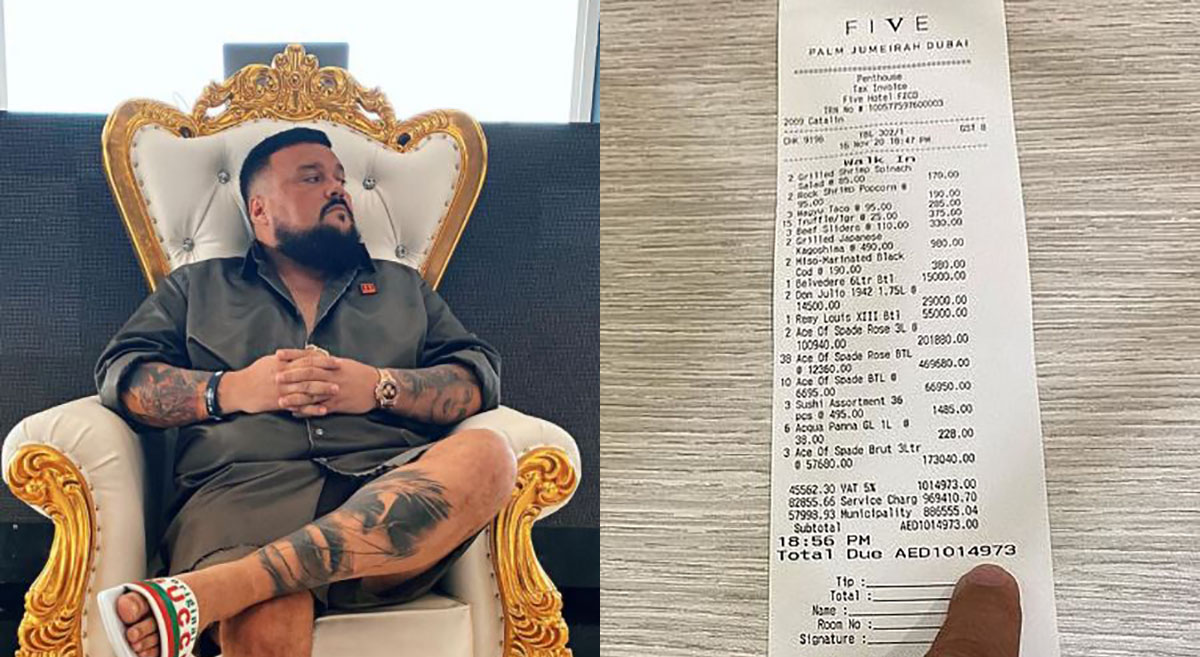 Slavni DJ u restoranu u Dubaiju dobio račun od 1.8 milijuna kn: "Dajete li na rate?"