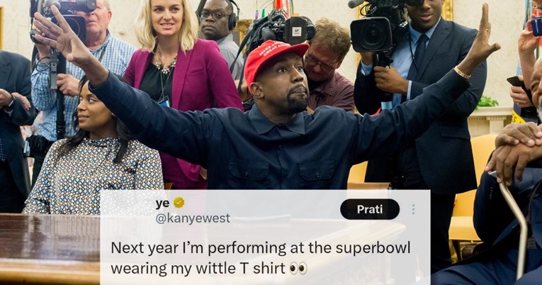 Kanye West: Iduće godine nastupam na Super Bowlu u majici s kukastim križem