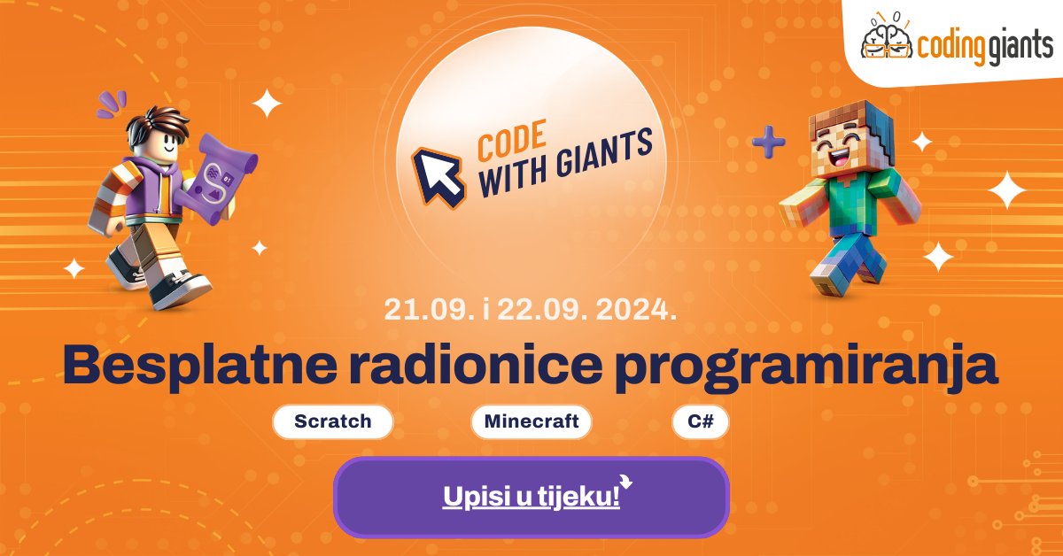 Ovaj vikend besplatne radionice programiranja za djecu od 7 do 19 godina