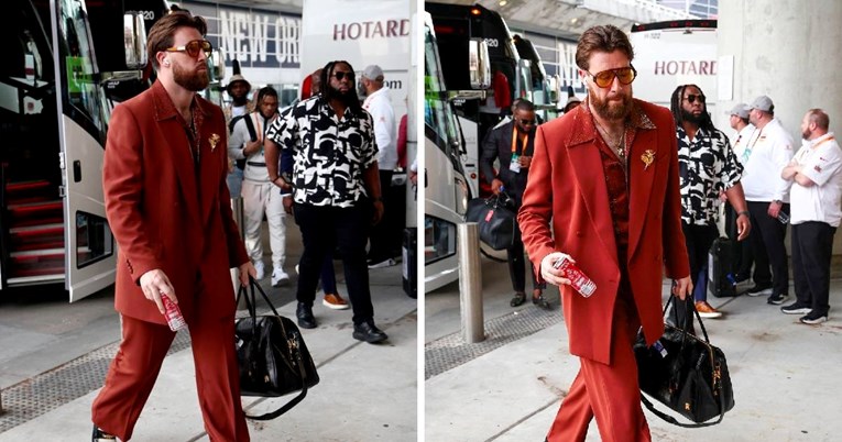 Dečko Taylor Swift stigao na Super Bowl u zanimljivom izdanju, ljudi ga sprdaju