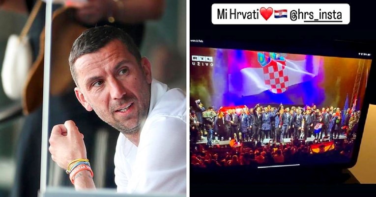 Darijo Srna je doček rukometaša gledao kod kuće: "Mi Hrvati"