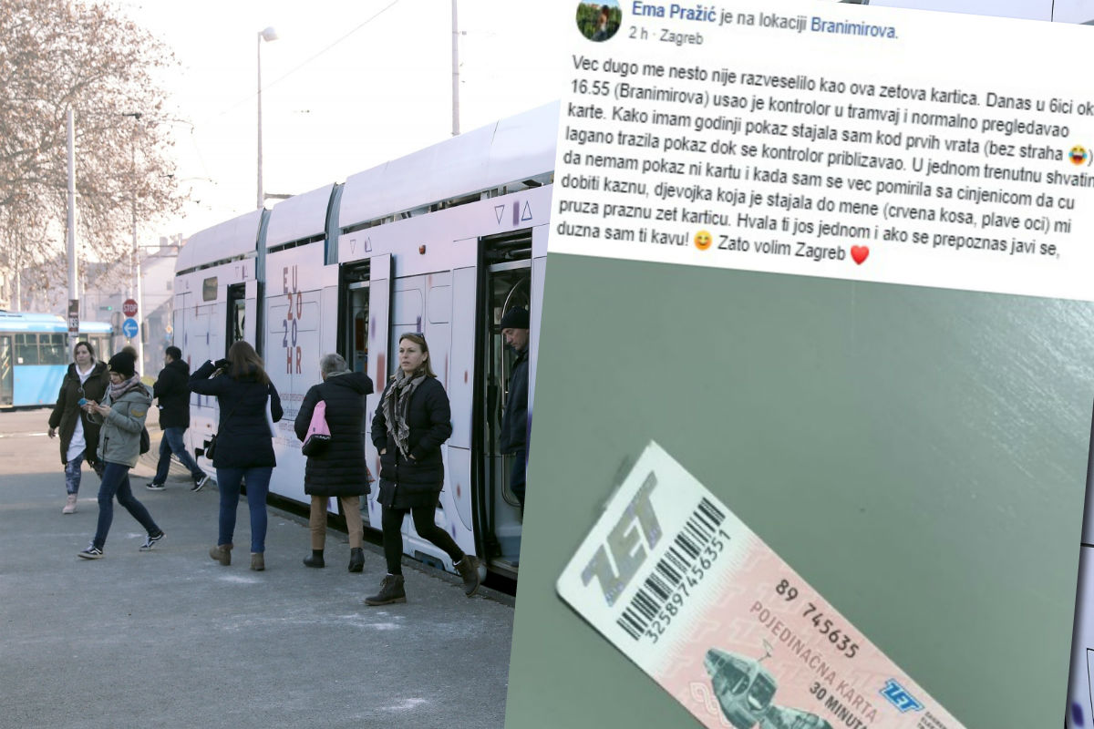 Zagrepčanku oduševio potez nepoznate cure u tramvaju: Javi se ako se prepoznaš