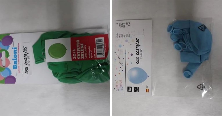 FOTO Povlače se baloni iz više trgovina u Hrvatskoj, sadrže kancerogene tvari