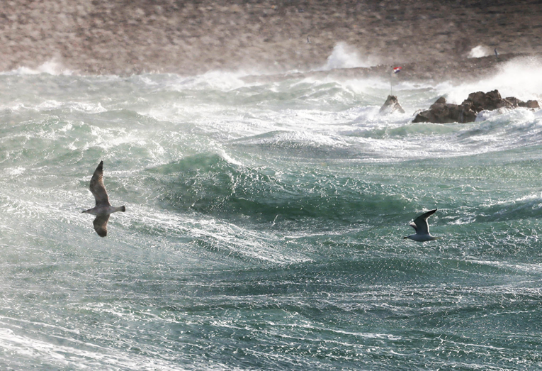 Orkanska bura u Velebitskom kanalu