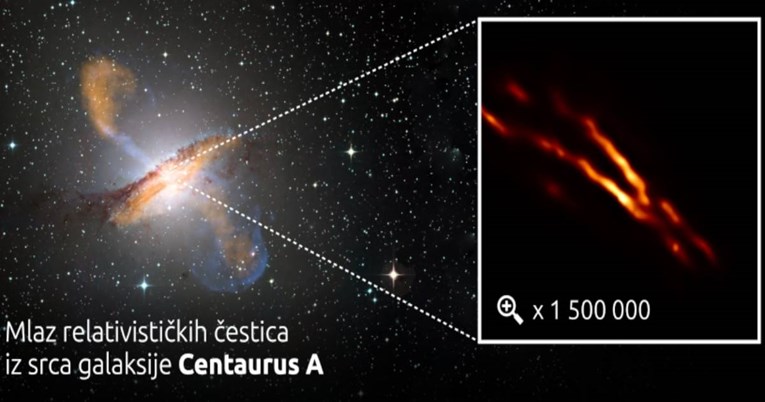FOTO Moćan teleskop snimio središte udaljene galaksije, pogledajte što se tamo nalazi
