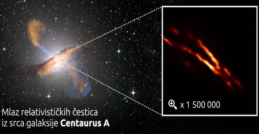 FOTO Teleskop koji je snimio crnu rupu sada uhvatio središte daleke galaksije