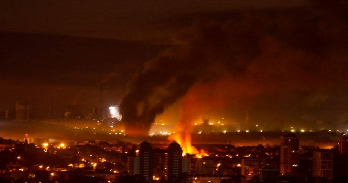 Ovo je fotografija Zaporižje nakon brutalnog ruskog raketnog napada