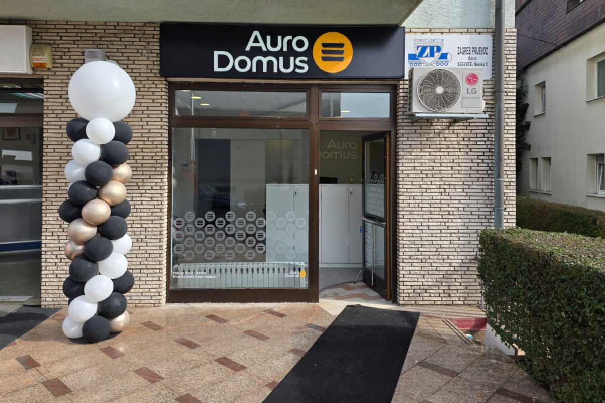 Posjetite Auro Domus na novoj lokaciji u Sesvetama i iskoristite vrijednost zlata