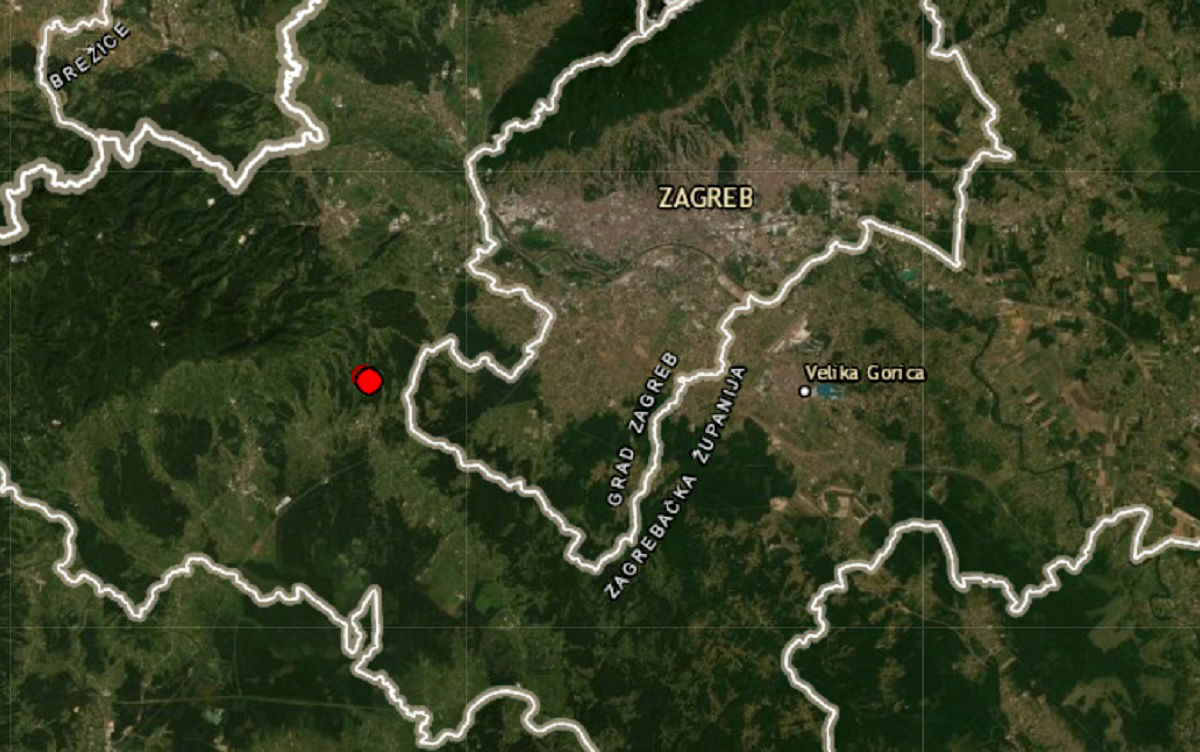 Novi potres kod Zagreba, to je već treći danas