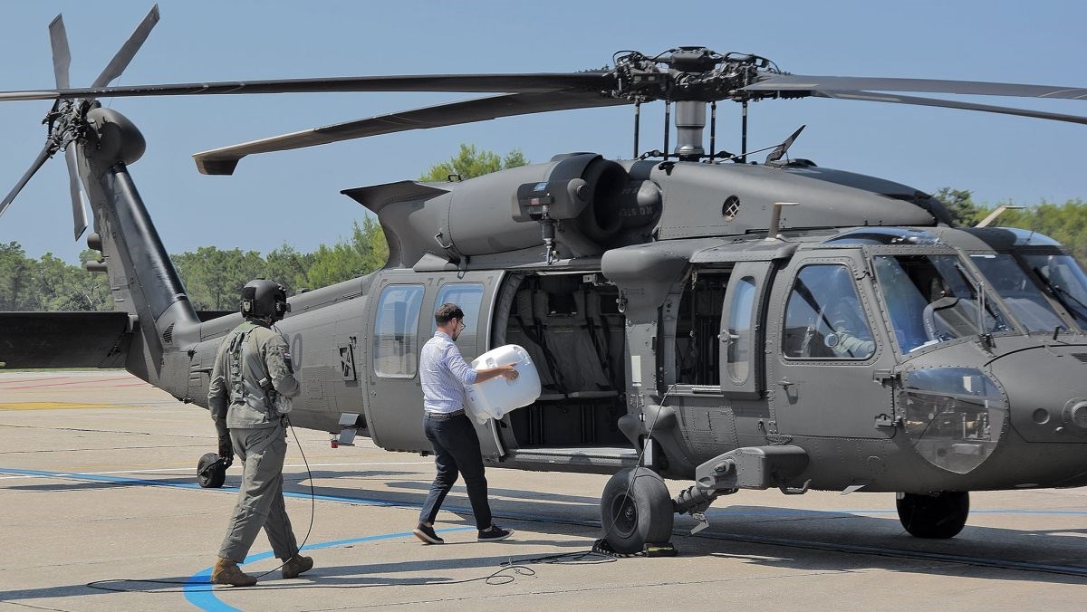 Helikopter ratnog zrakoplovstva prevezao srce za transplantaciju iz Zadra u Zagreb