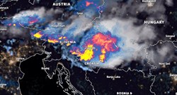 FOTO Pogledajte kako je radar zabilježio razorno nevrijeme nad Hrvatskom