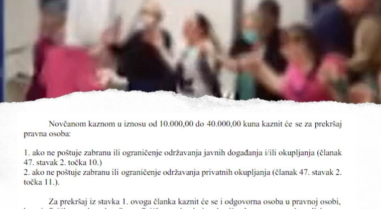 Dok u covid-bolnici tulumare uz tamburaše, kazne za zabave idu do 40.000 kuna