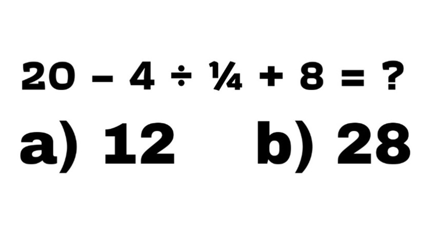 Možete li bez kalkulatora riješiti ovih 25 jednostavnih matematičkih zadataka?