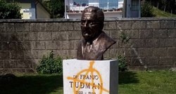 U Križevcima išaran spomenik Franji Tuđmanu, veterani ogorčeni
