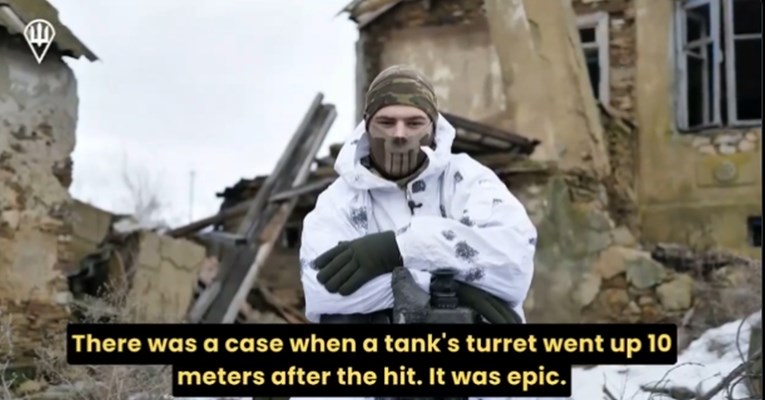 VIDEO Ukrajinski vojnik: Ja i suborac smo sami uništili više od 40 ruskih vozila