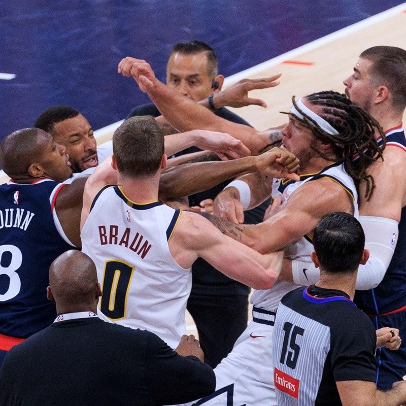 Pogledajte tučnjavu na utakmici Clippersa i Nuggetsa. Zubac zaustavio Gordona