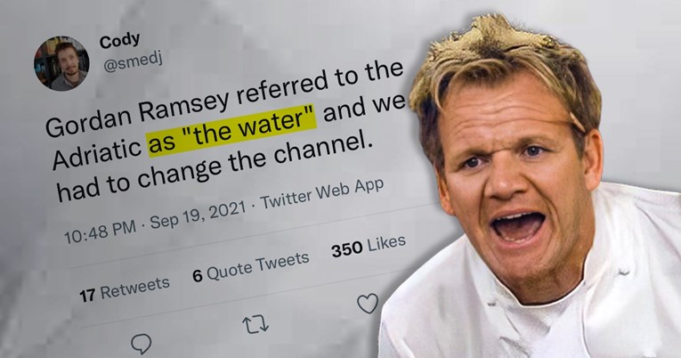 Ramsayju se u emisiji o Hrvatskoj omakla riječ zbog koje su krenule fore na Twitteru