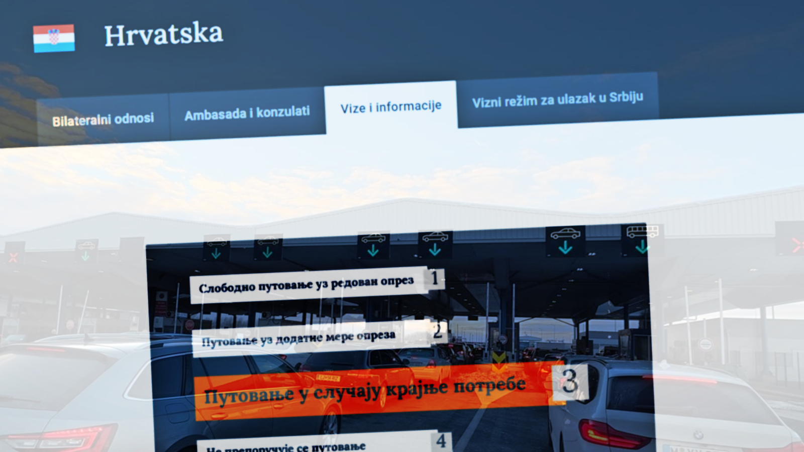 Srbija ne preporuča put u Hrvatsku, osim u krajnjoj nuždi. Ovo je "objašnjenje"