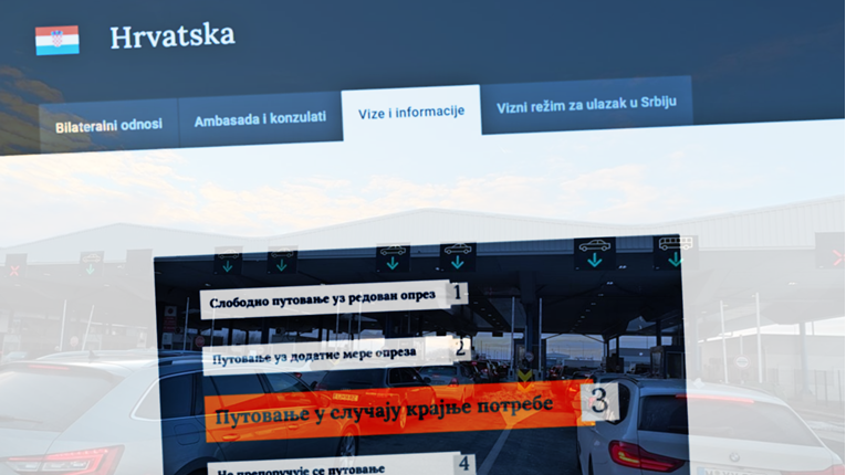 Srbija ne preporuča put u Hrvatsku, osim u krajnjoj nuždi. Ovo je "objašnjenje"