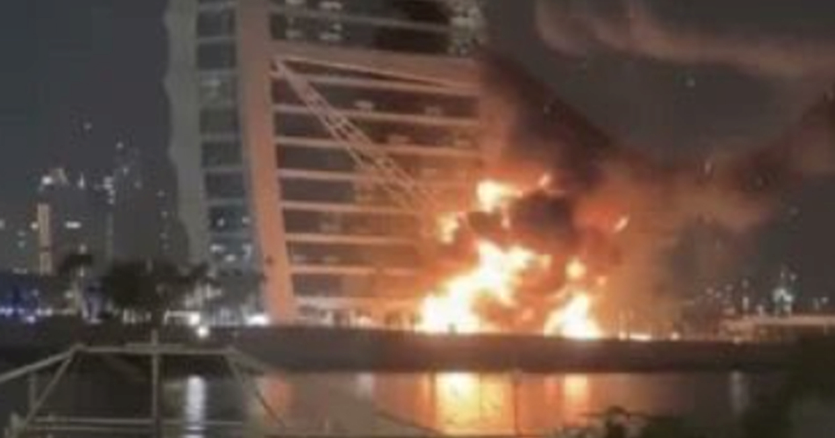 VIDEO Pogođen Burj Al Arab