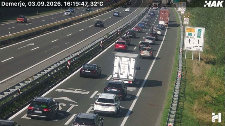 FOTO Kilometarska kolona na A1 u smjeru Zagreba