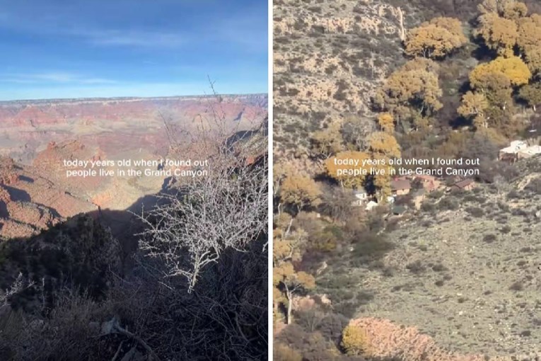 "Ljudi žive u Grand Canyonu?!": Objavila je video koji je skupio 65 milijuna pregleda