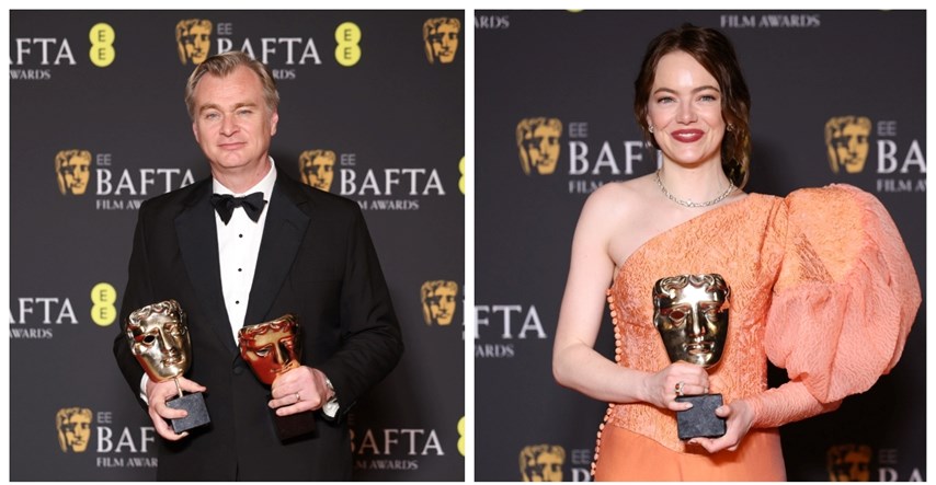 BAFTA nagrade: Oppenheimer i Poor Things su hitovi, Barbie i Maestro razočarali