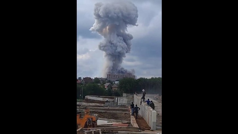 VIDEO Velika eksplozija u tvornici u Moskvi, u njoj se proizvodi i vojna oprema