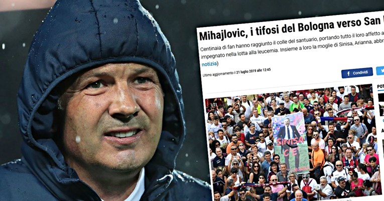 Stotine navijača došle su moliti za bolesnog Mihajlovića