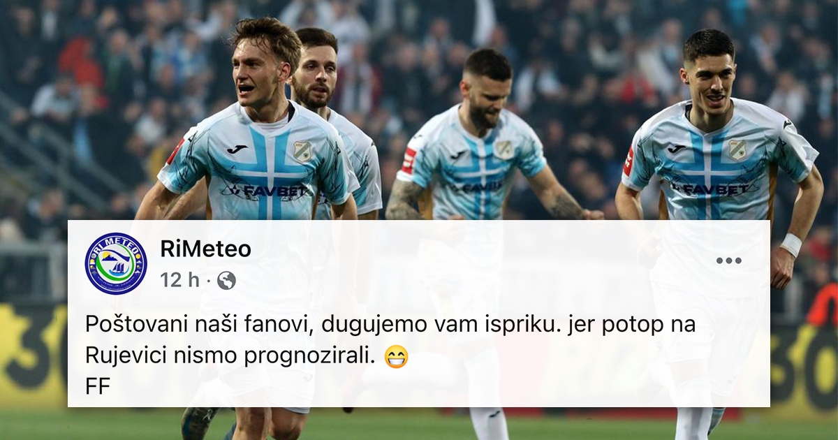 "Dugujemo vam ispriku, nismo prognozirali potop na Rujevici": Hit-objava meteorologa