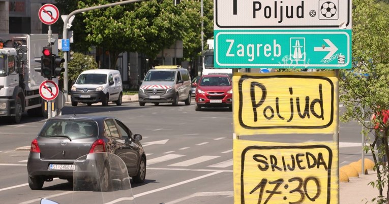 Pogledajte poruke koje su osvanule u Splitu uoči utakmice Hajduka