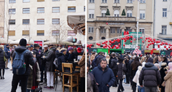 FOTO I VIDEO Božićna atmosfera u punom jeku: Ovako je danas izgledao centar Zagreba