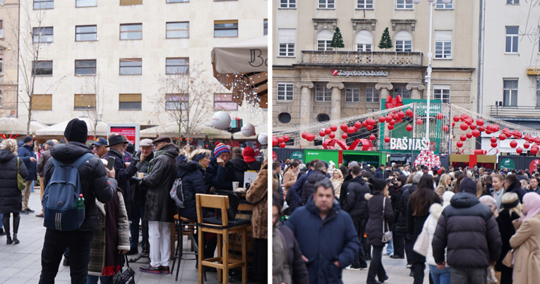 FOTO I VIDEO Božićna atmosfera u punom jeku: Ovako je danas izgledao centar Zagreba